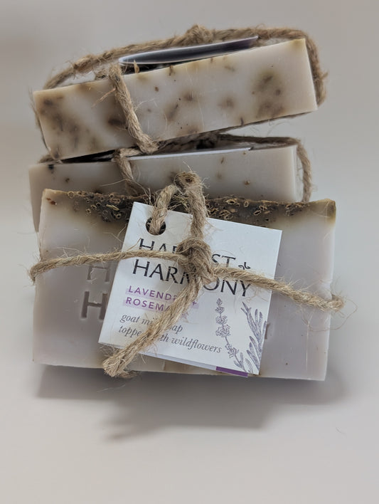 Lavender and Rosemary Goat Milk Soap for Hydration and Relaxation